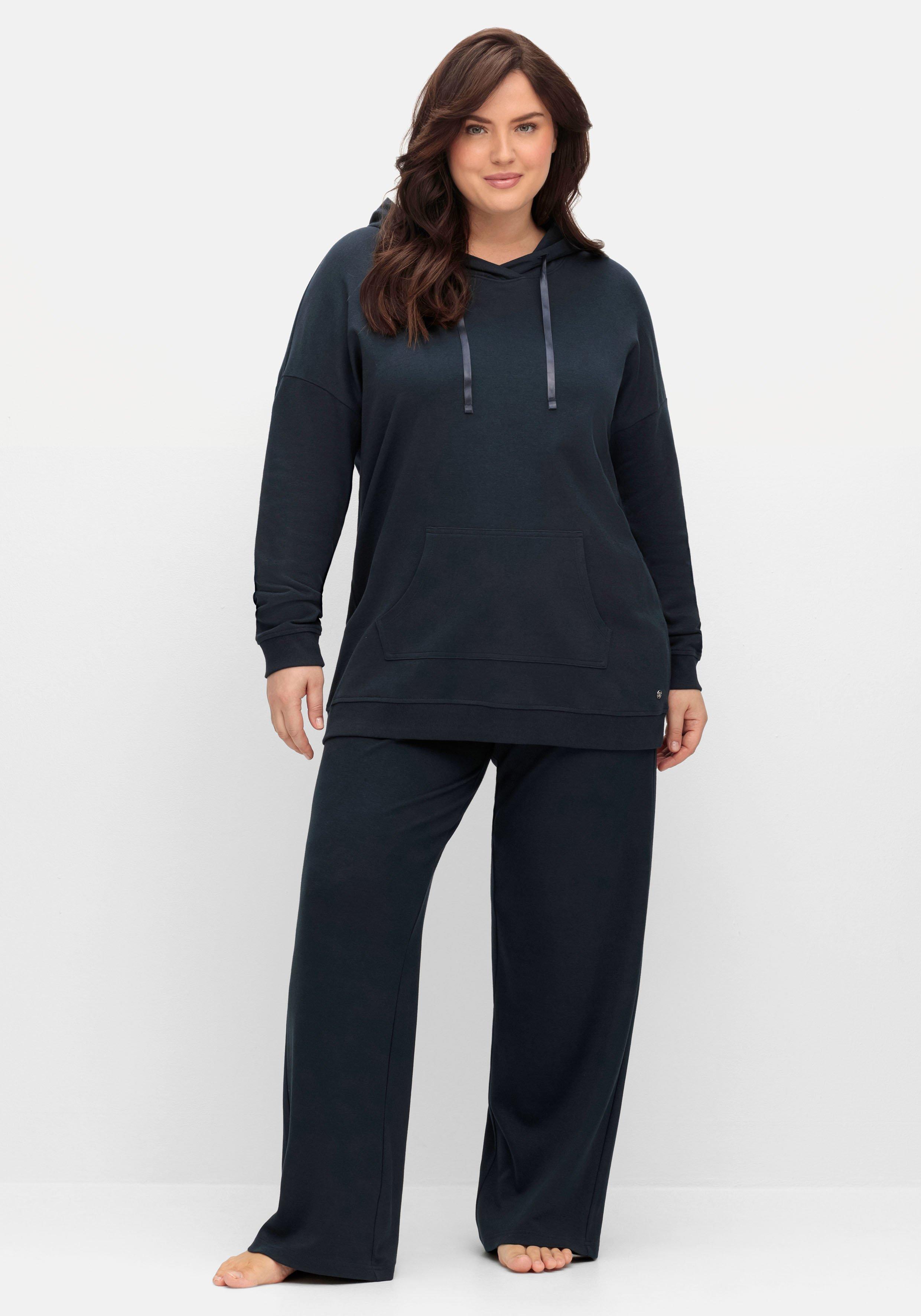 Jogginghose in weiter Form, mit Kontrastdetails