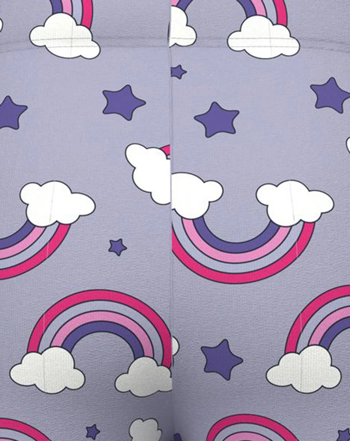 Leggings NMFVIVIAN - RAINBOW AOP in cosmic sky