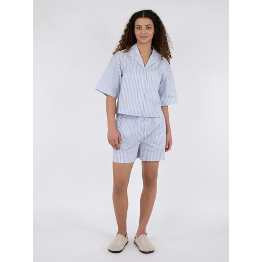 Neo Noir Ginna Stripe Skjorte, Light Blue, 40