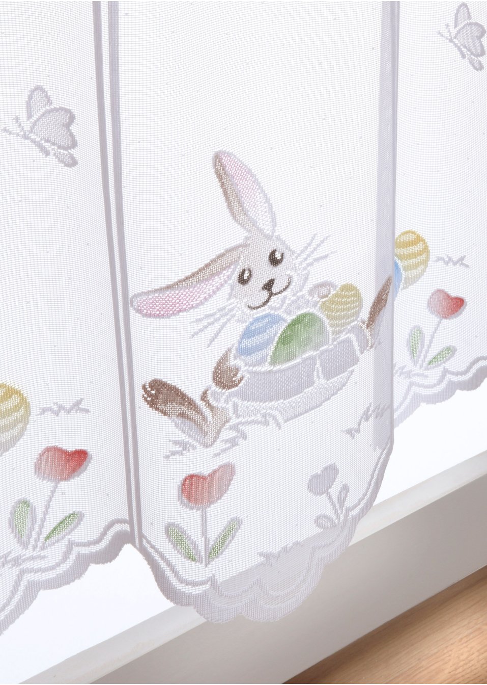 Brise-bise jacquard avec lapins