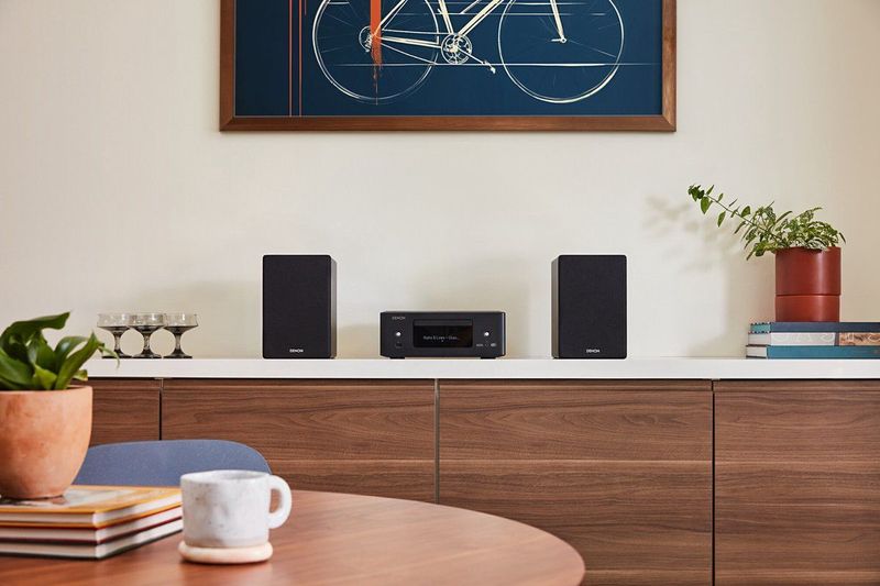 Denon CEOL N-12 DAB+ Hifisysteem - Zwart - Inclusief Speakers