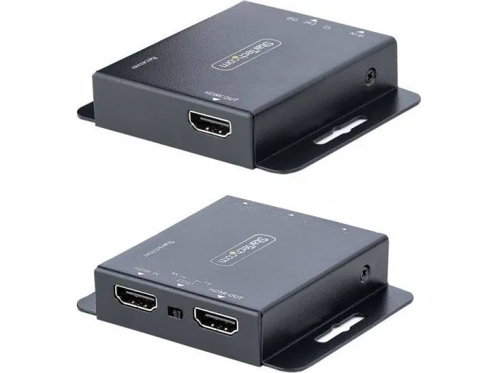 StarTech.com HDMI Extender over CAT6/CAT5, 4K 30Hz/130ft (40m) or 1080p 60Hz/230ft (70m) Video Extender, 4K HDMI over Ethernet Extender, PoC HDMI Transmitter and Receiver Kit, IR Extension - Local Video Output - Video/audio ekspander - HDMI - over CA