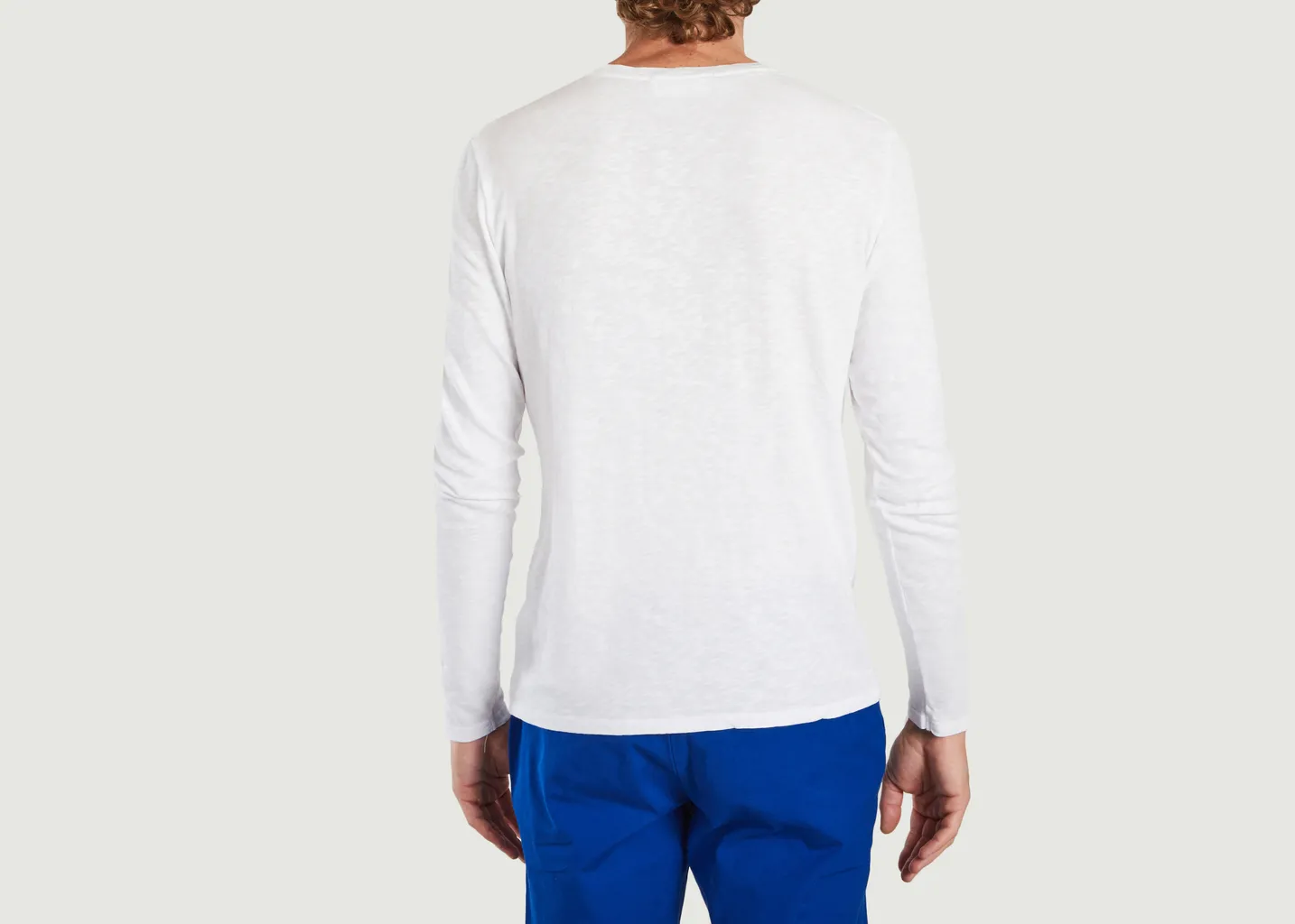 T-shirt manches longues en coton flamé Bysapick American Vintage