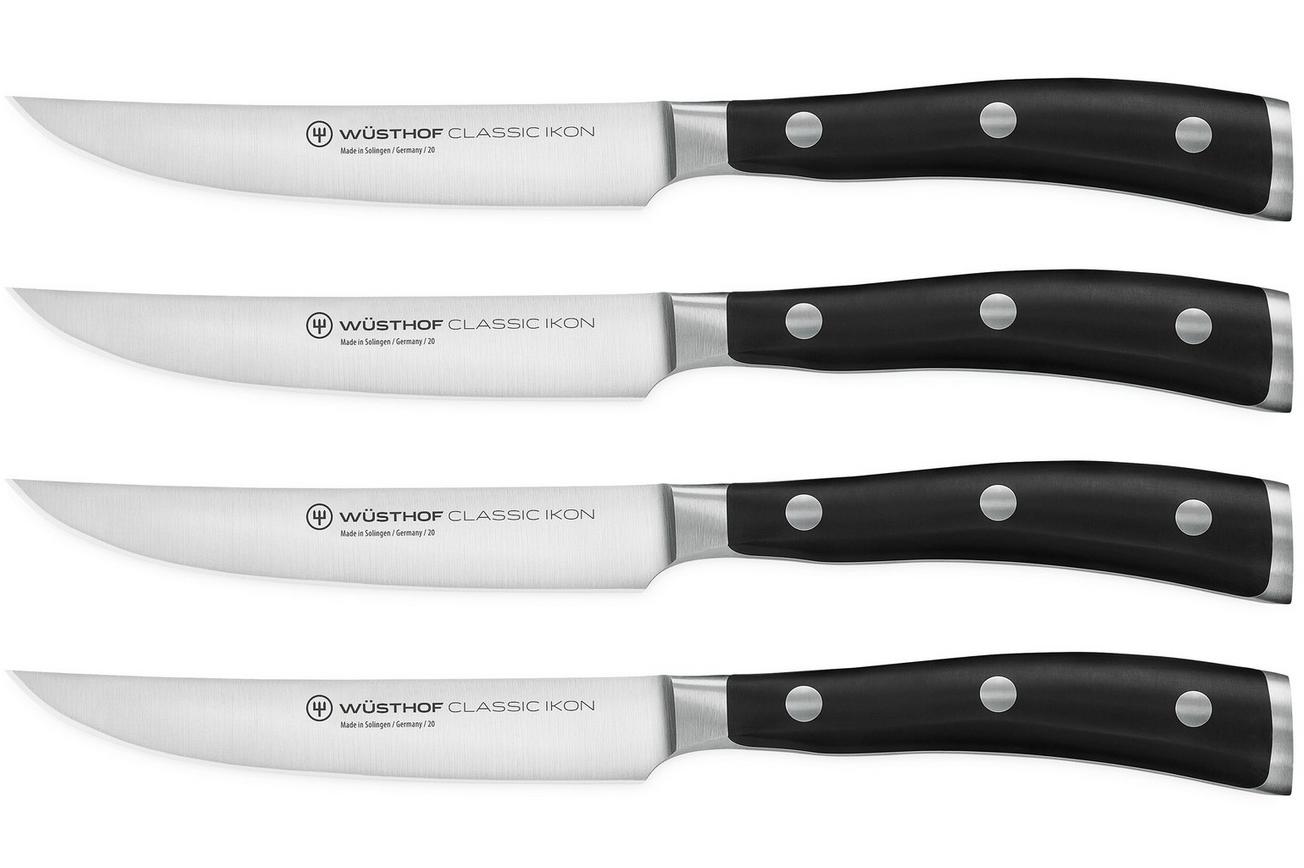 Wüsthof Classic Ikon 4-delige steakmesset, 1120360401