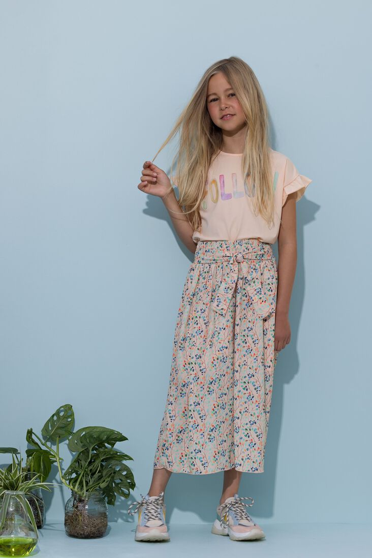 NONO roze nono t-shirt kanou tshirt short ruffled sleeve