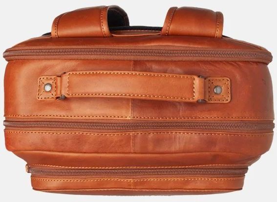 The Chesterfield Brand - Lennox - Rugzak - Zwart - Leer - Gevoerd Laptopvak Geschikt voor 15 Inch