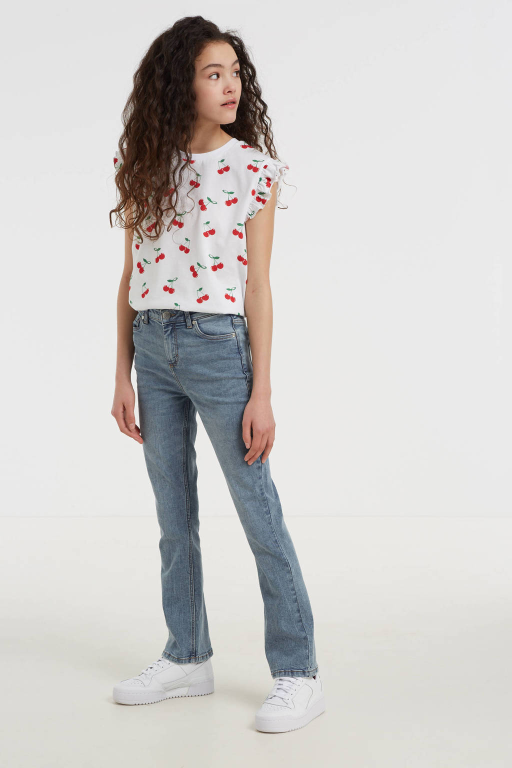 anytime flared jeans blauw