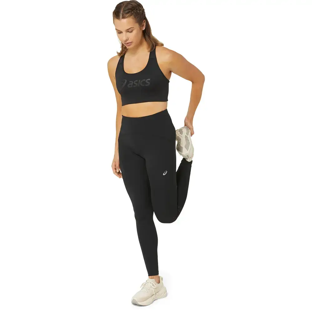 ASICS Road High Waist Hardloopbroek Lang Zwart Dames