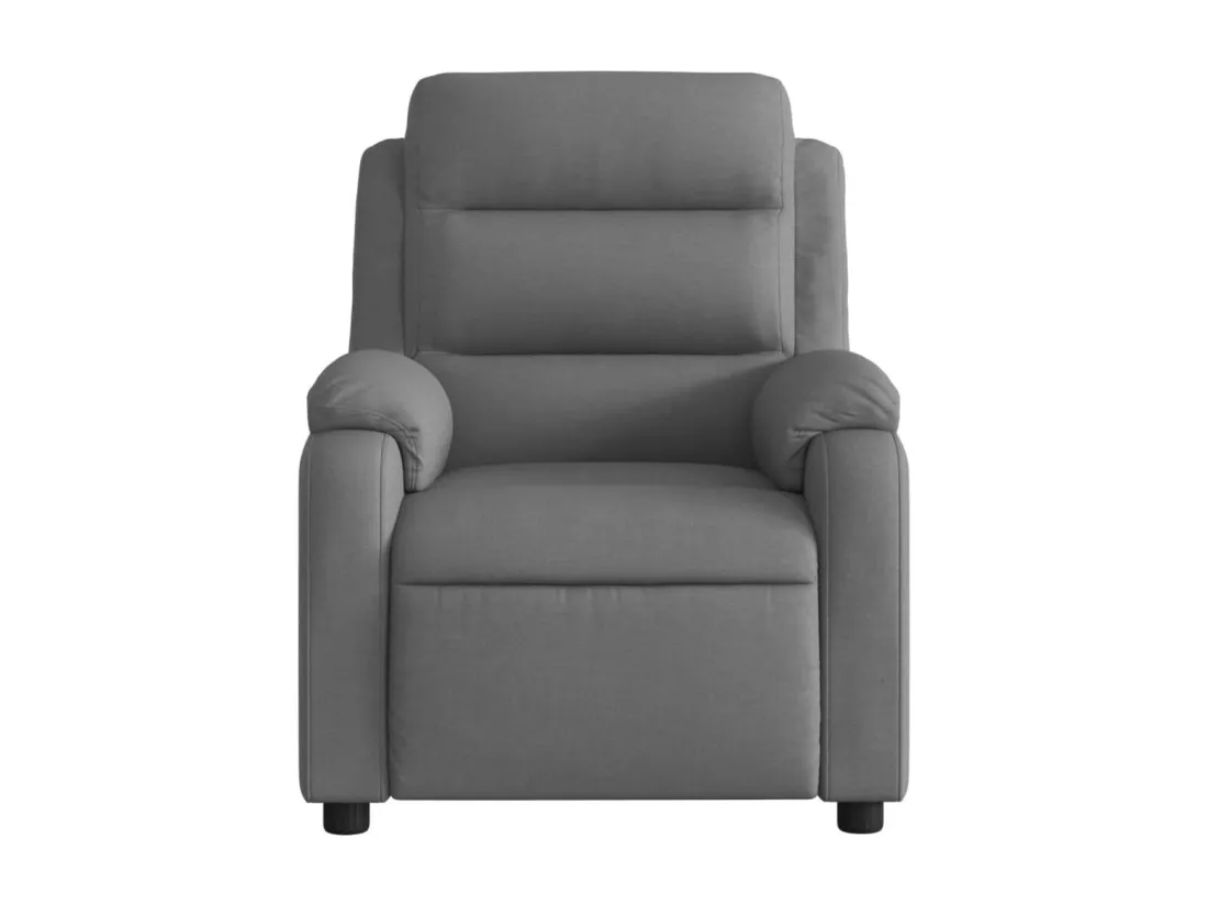 Fauteuil inclinable Gris foncé Tissu