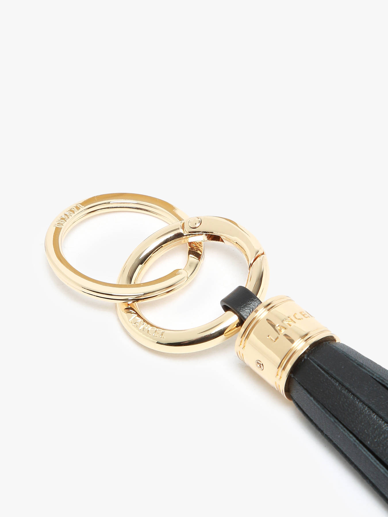 Porte-clefs cuir LANCEL