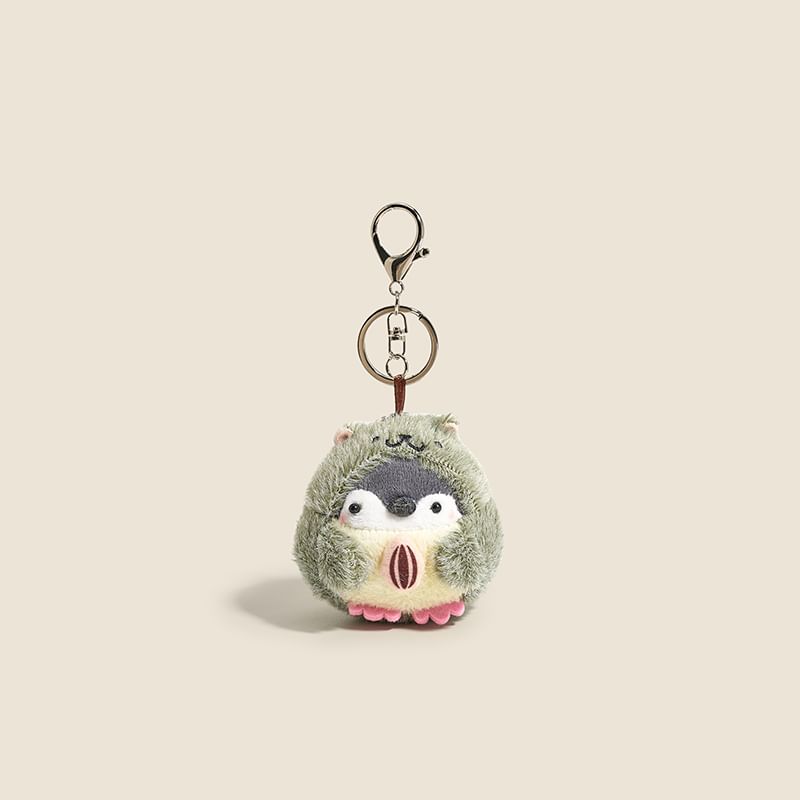 Jun's Journal - Sleutelhanger met pinguïn-pluche tashanger (verschillende ontwerpen)