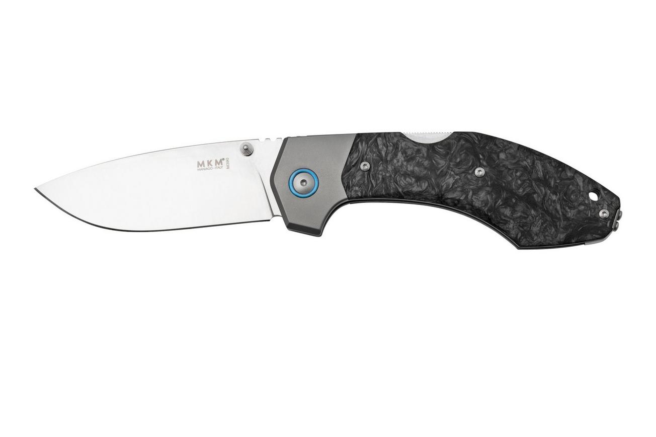 MKM Hero Stonewashed Carbonfiber, Titanium Bolsters, zakmes