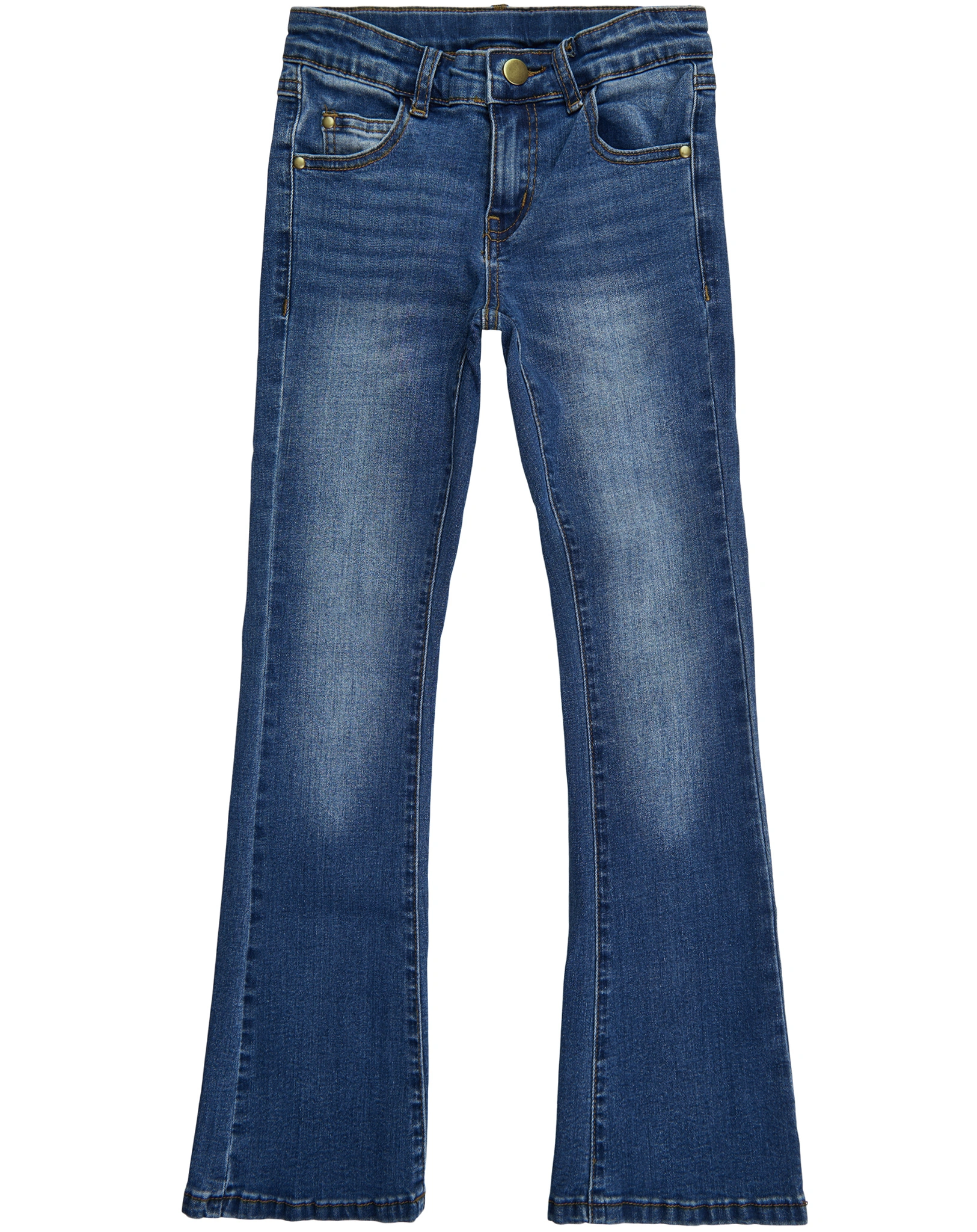 Jeans FLARED in light blue denim
