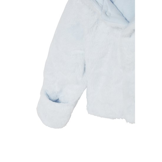 Petit Cocon Mignon Veste à capuche   Bleu        de               P'tit bisou