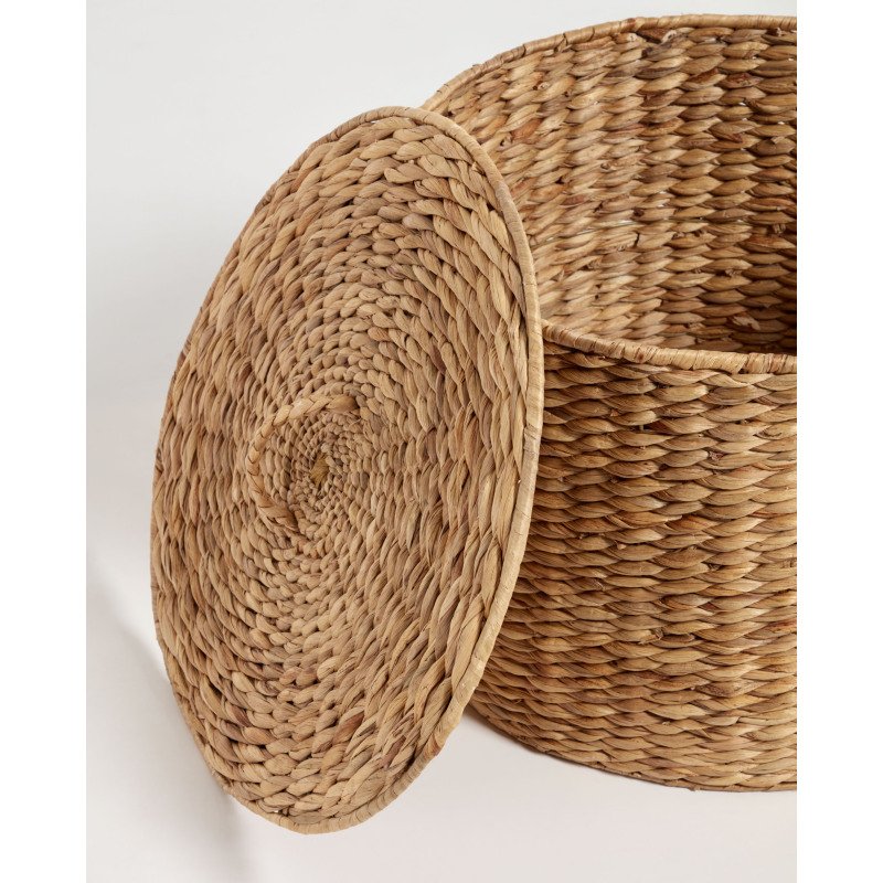 Panier à linge Yessira en fibres naturelles 45 cm