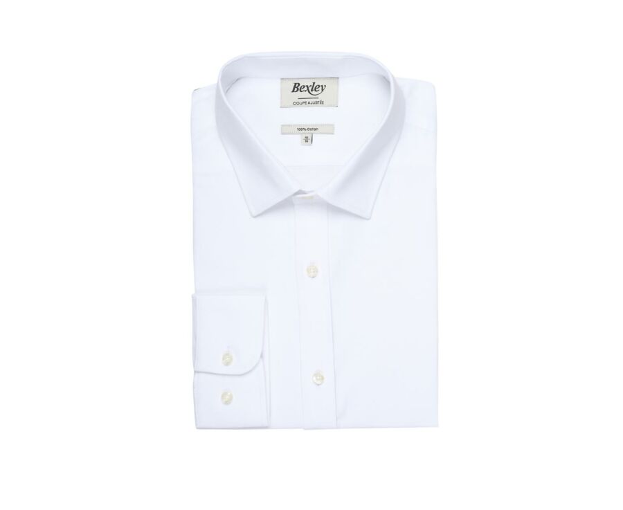 Chemise Oxford coton blanc - EVRARD