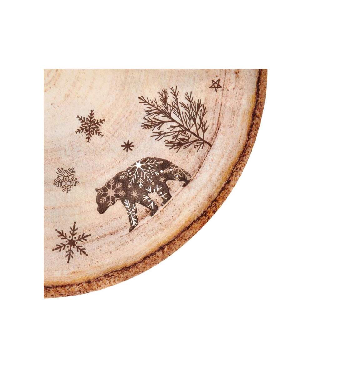 Paris Prix - Lot De 12 Serviettes En Papier animal 32cm Naturel