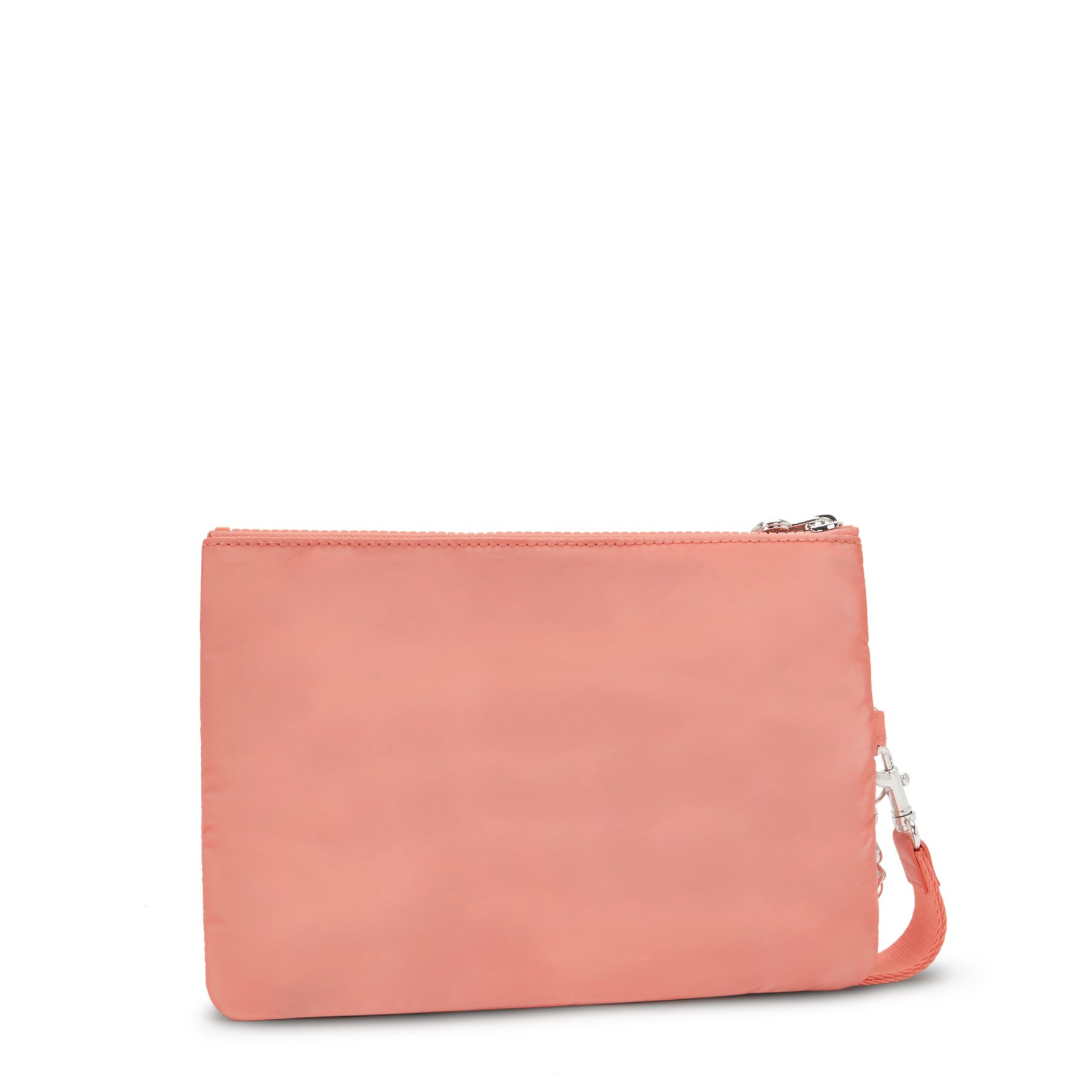 FANCY Grande pochette plate avec dragonne - Peach Glam