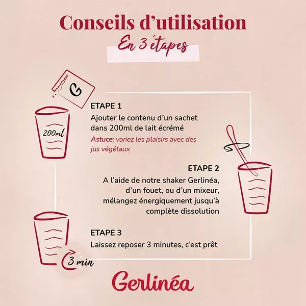Milkshake de Chocolate Gerlinéa Slimming Meal 150g