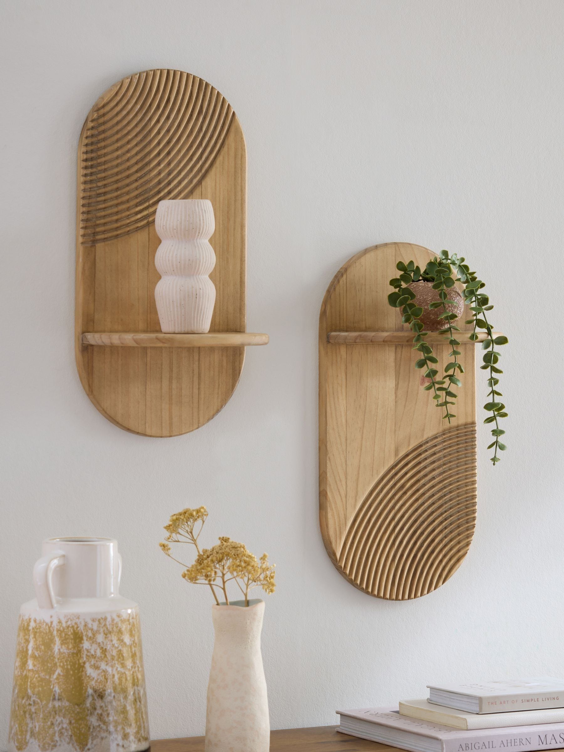 Set van 2 Houten Global Pill planken