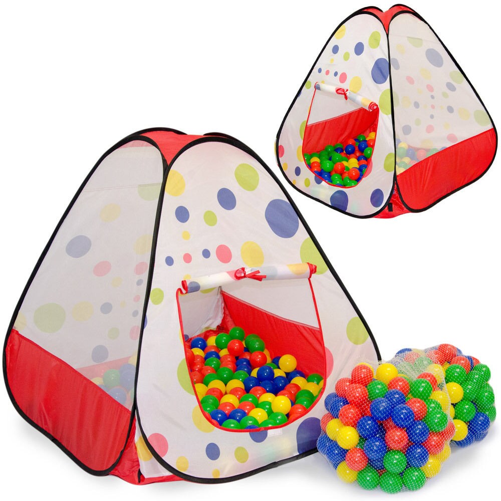 Spielset Kinderspielzelt Tiana inkl. 200 Bällebadbällen | Spielzelt Spielhaus für Jungen und Mädchen