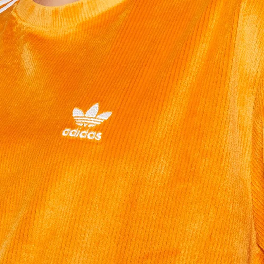 Adidas T-shirt en Velours Orange Femme Adidas H37840