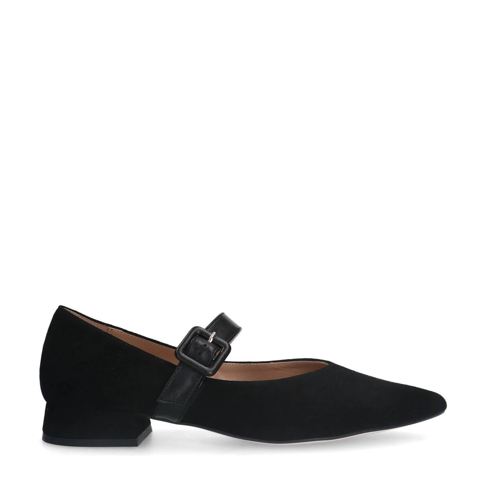 Manfield suède loafers zwart