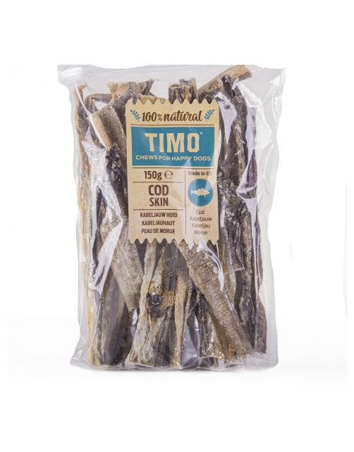 Timo Kabeljauwhuid - Hondensnacks - 150 g
