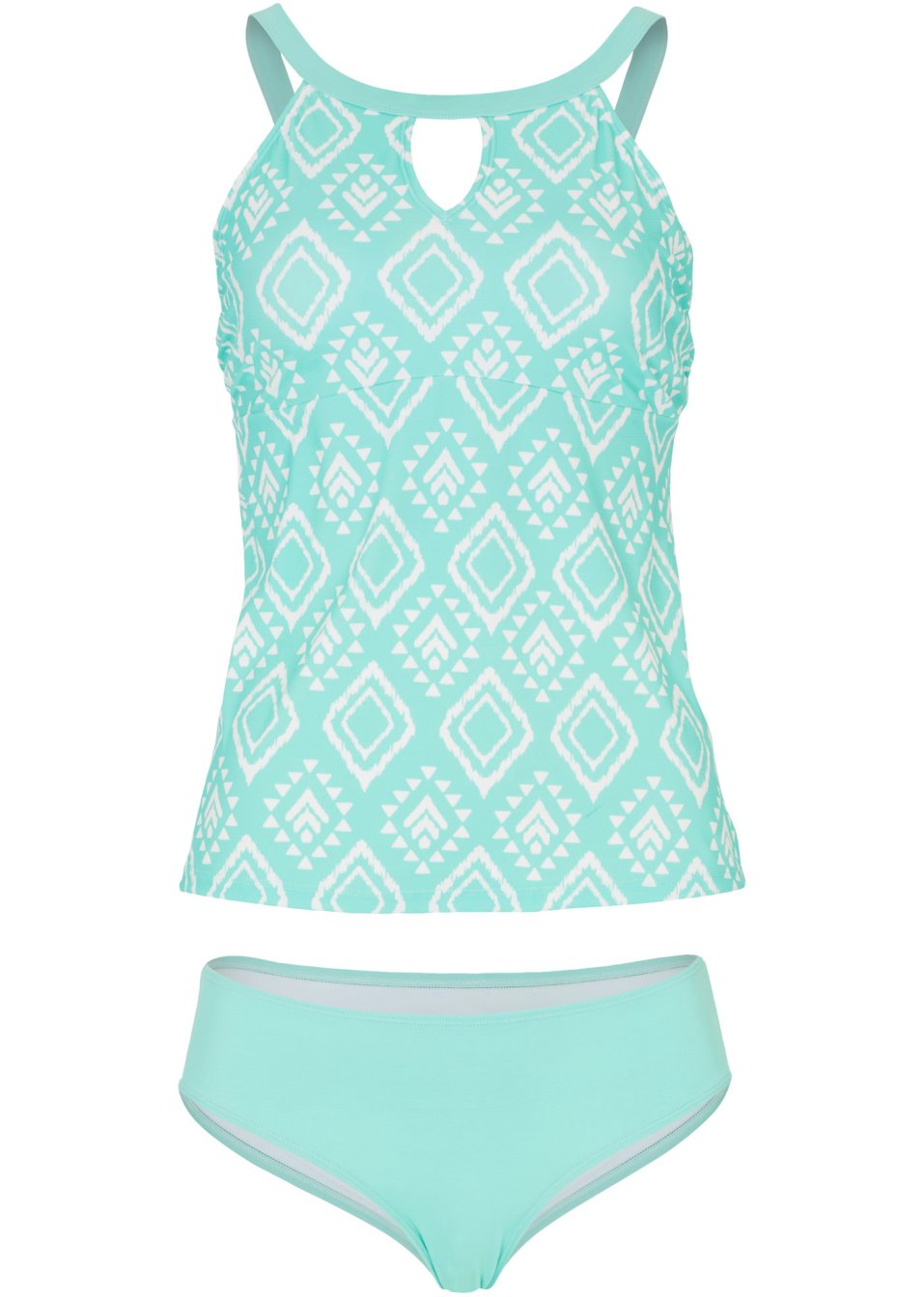 Tankini (Ens. 2 pces.) avec poches pour prothèses avec polyamide recyclé