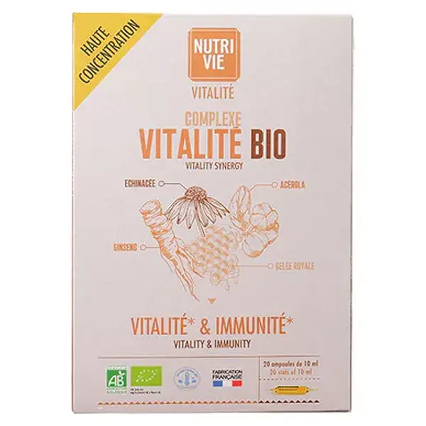 Nutrivie Organic Vitality Complex 20 ampolas