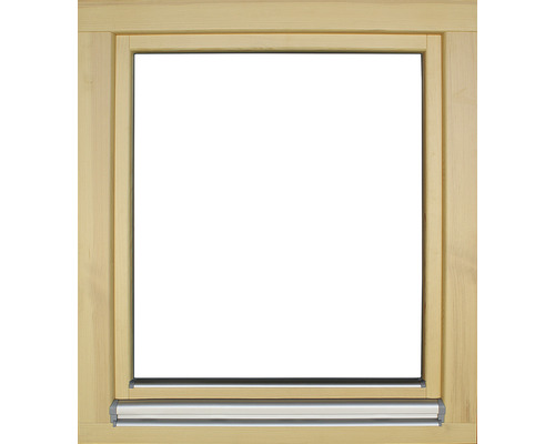 Houten raam, grenen, gelakt, 980x1080 mm, DIN links