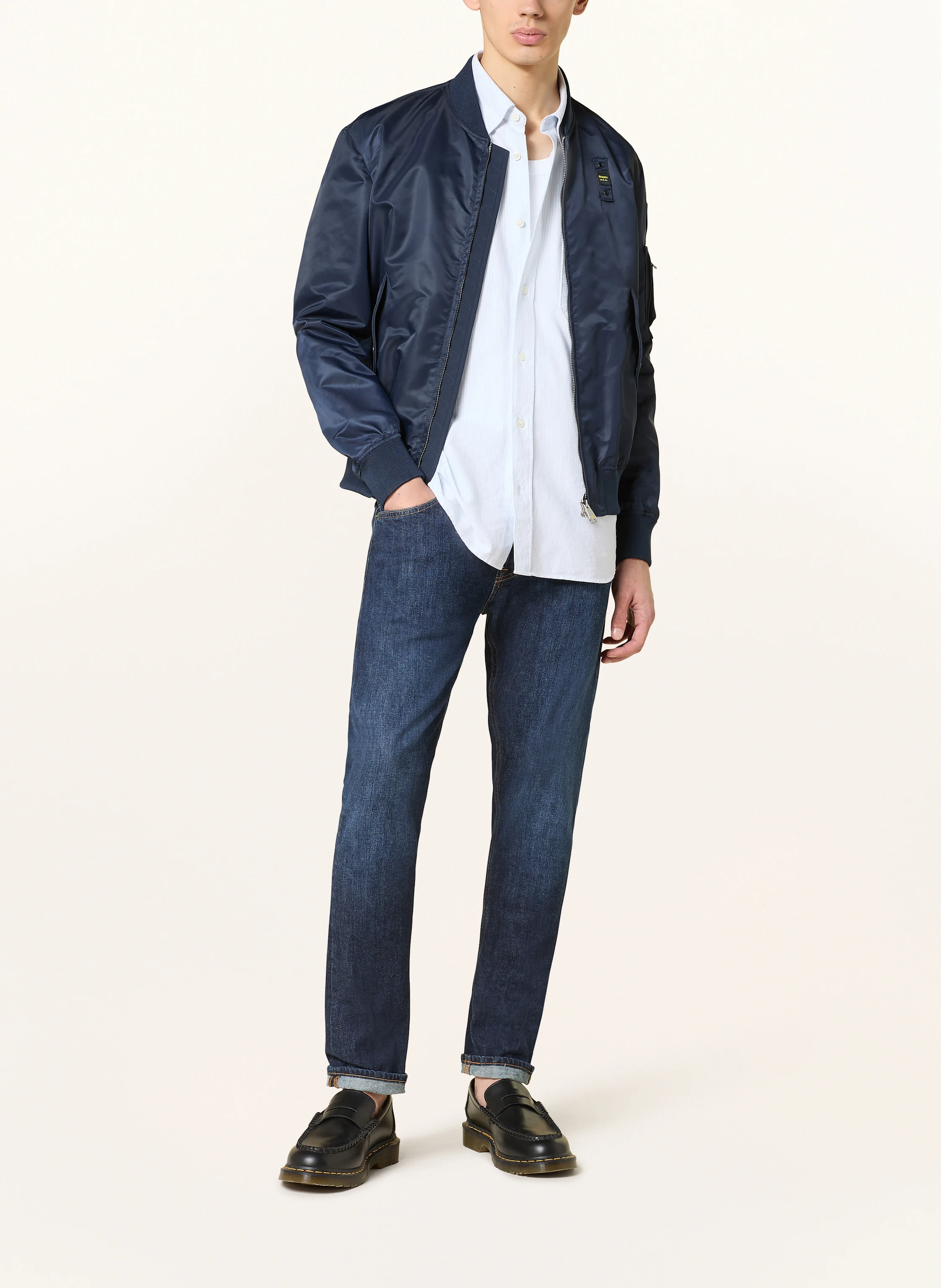 Blauer Blouson ROCKY