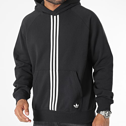Sweat Capuche Winter Hack IP9485 Noir