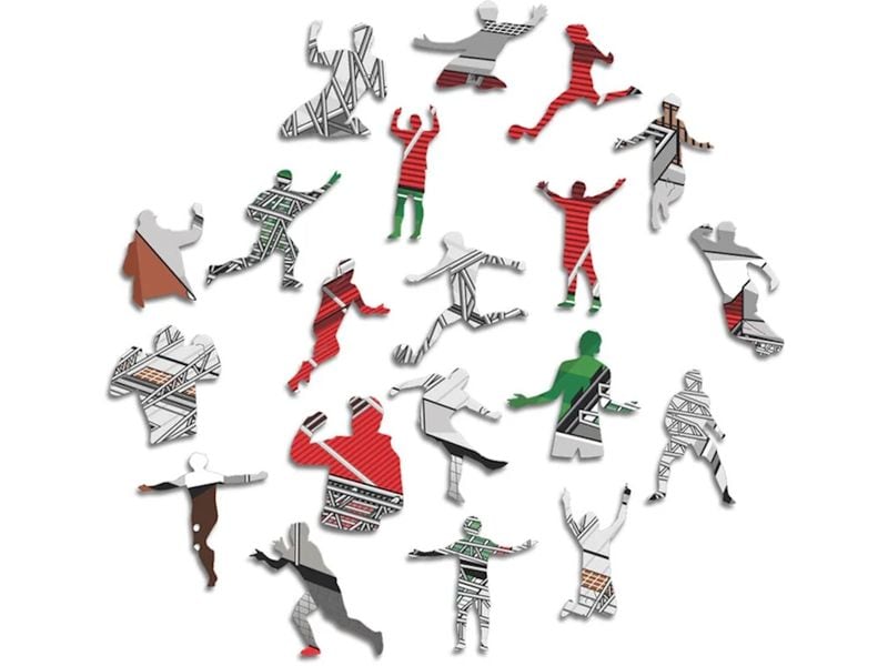 Iconic Puzzle Liverpool FC – Anfield Stadium Offizielles Holzpuzzle, Grösse M