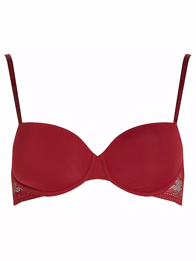 TOMMY HILFIGER BH gefüttert red rot