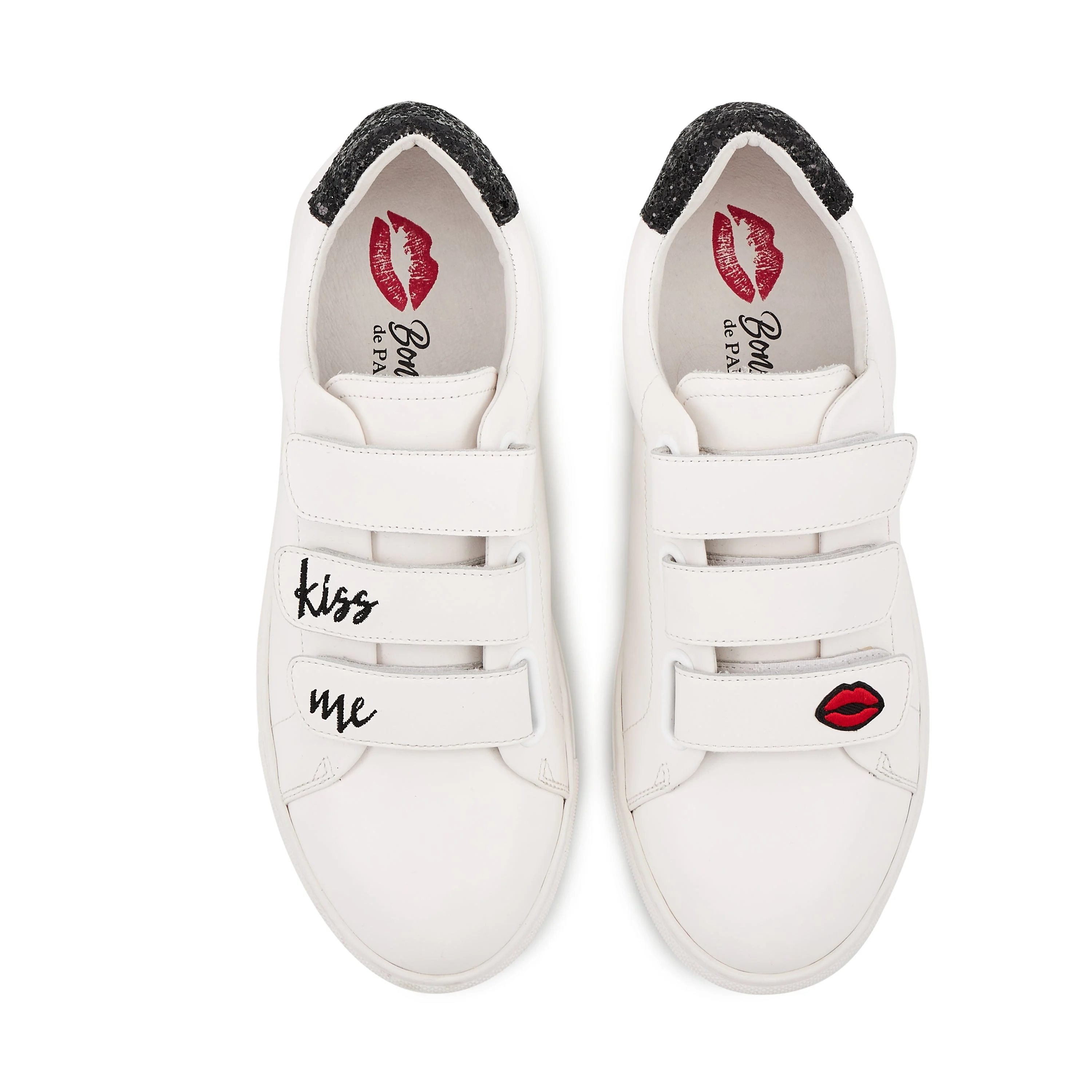 EDITH KISS ME - Sneakers en cuir | Blanc