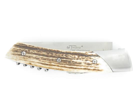 Trappeur Grand Cru BOIS DE CERF Couteau de Poche Le Thiers par Chambriard