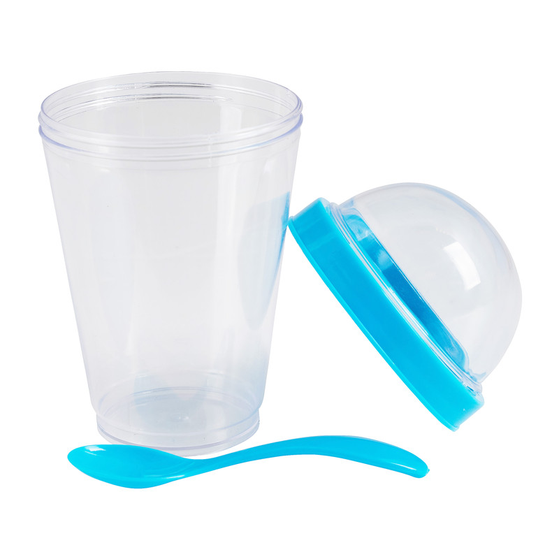 Yoghurtbeker met lepel - 300 ml