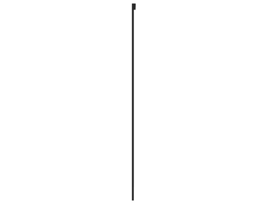 VIDAXL - Porte verre Porte coulissante noir 76x205 cm verre trempé aluminium
