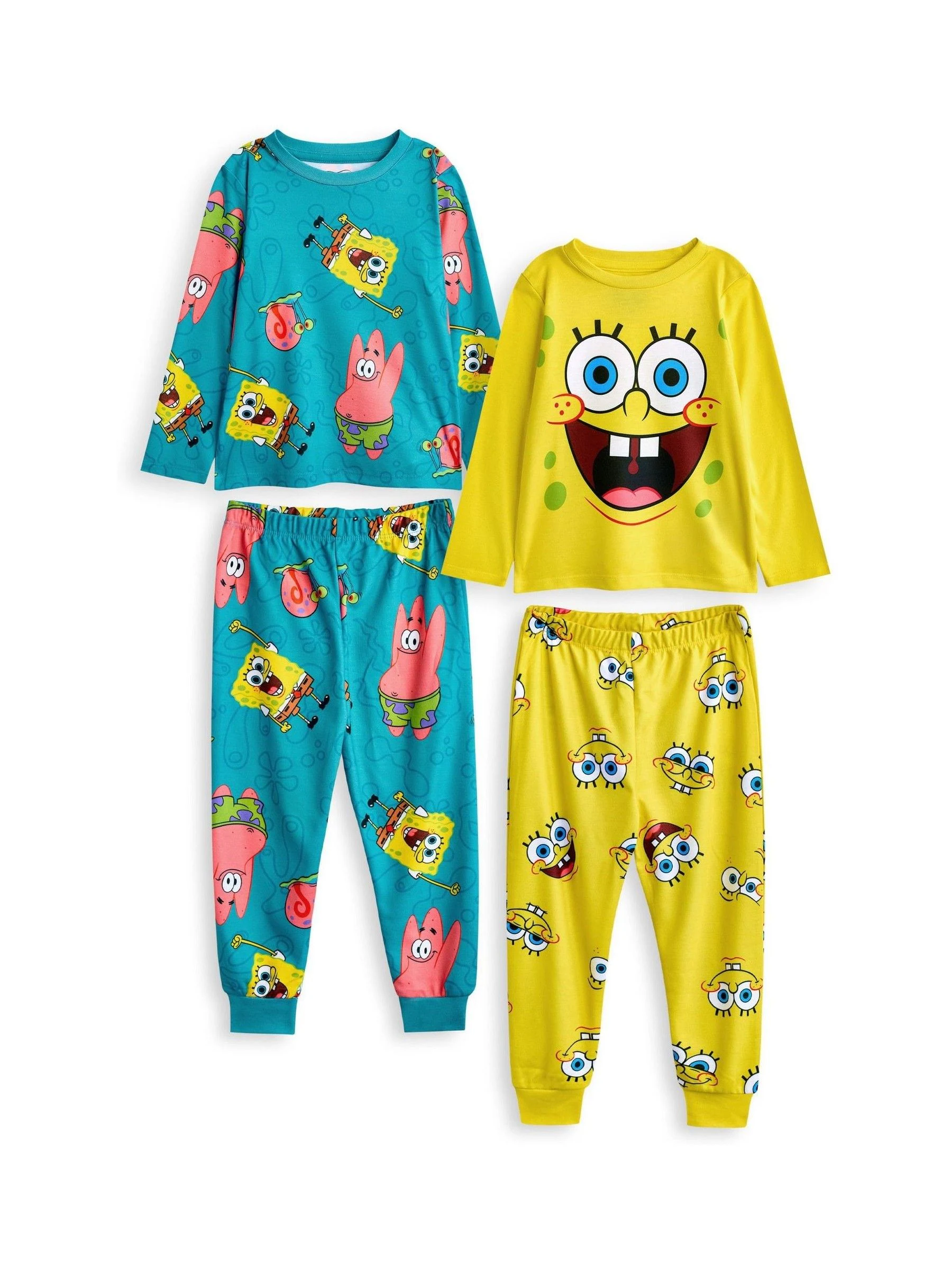 Vanilla Underground Kids Spongebob Pyjamas 2 Pack