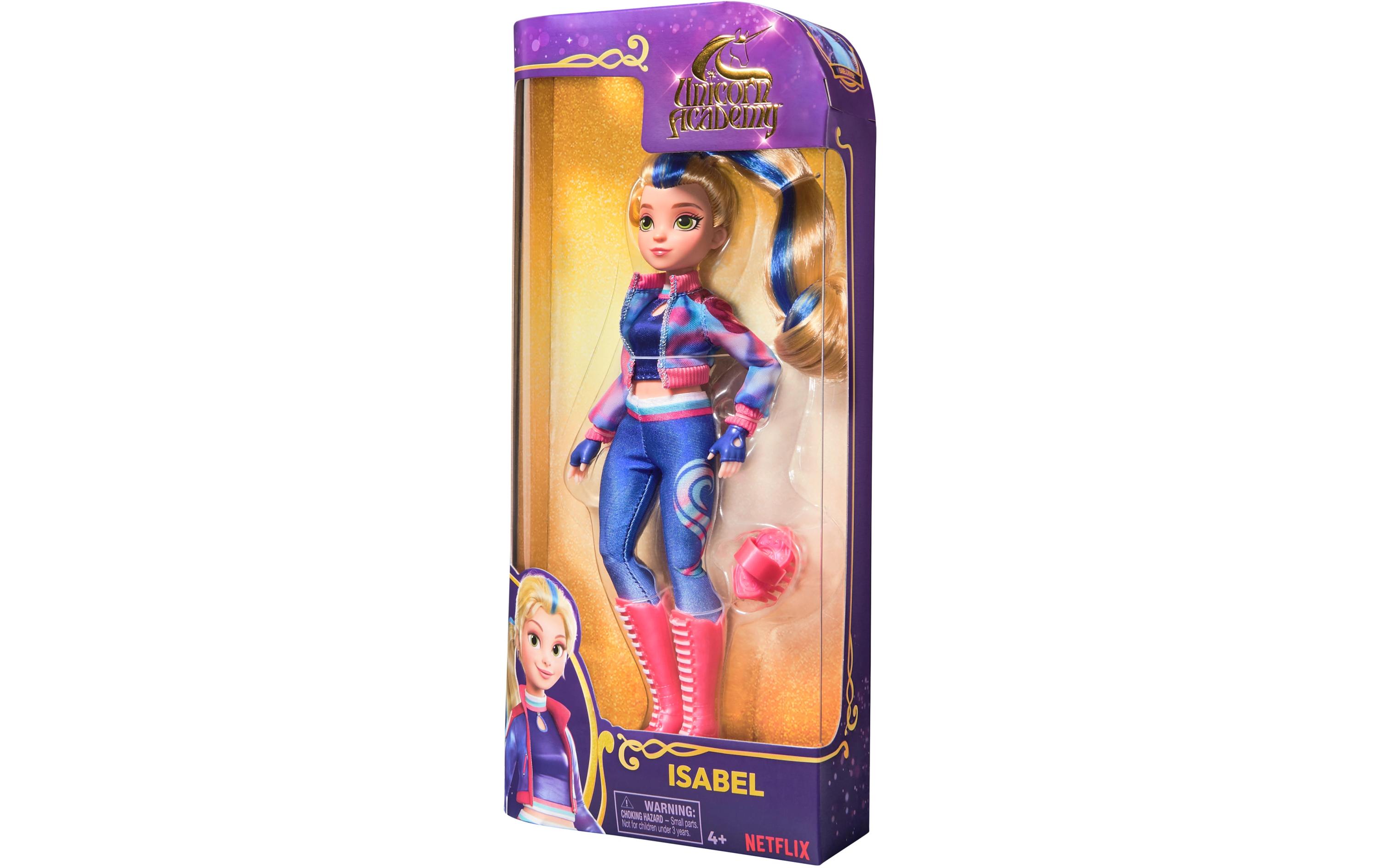 Unicorn Academy Fashion Doll IsabelVollbewegliche Ankleidepuppe Isabel im Originaloutfit