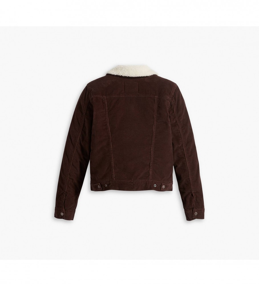 Jaqueta Levi's marrom com forro de sherpa