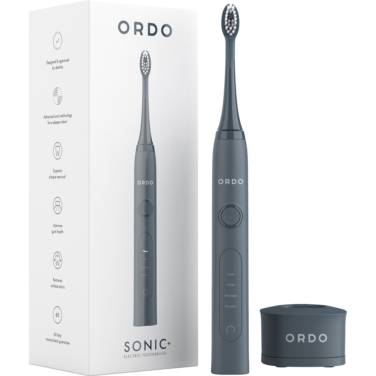Ordo Sonic+ elektrisk tannbørste 32370 (kullgrå)
