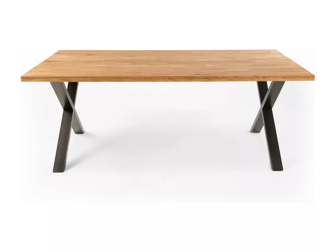 Table à manger en bois 160 x 95 x 75 cm