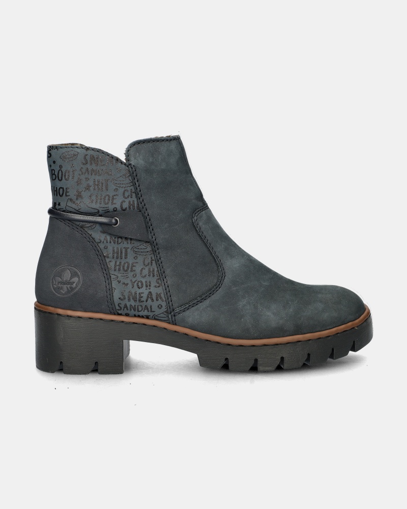 Rieker Enkellaarsjes  - blauw