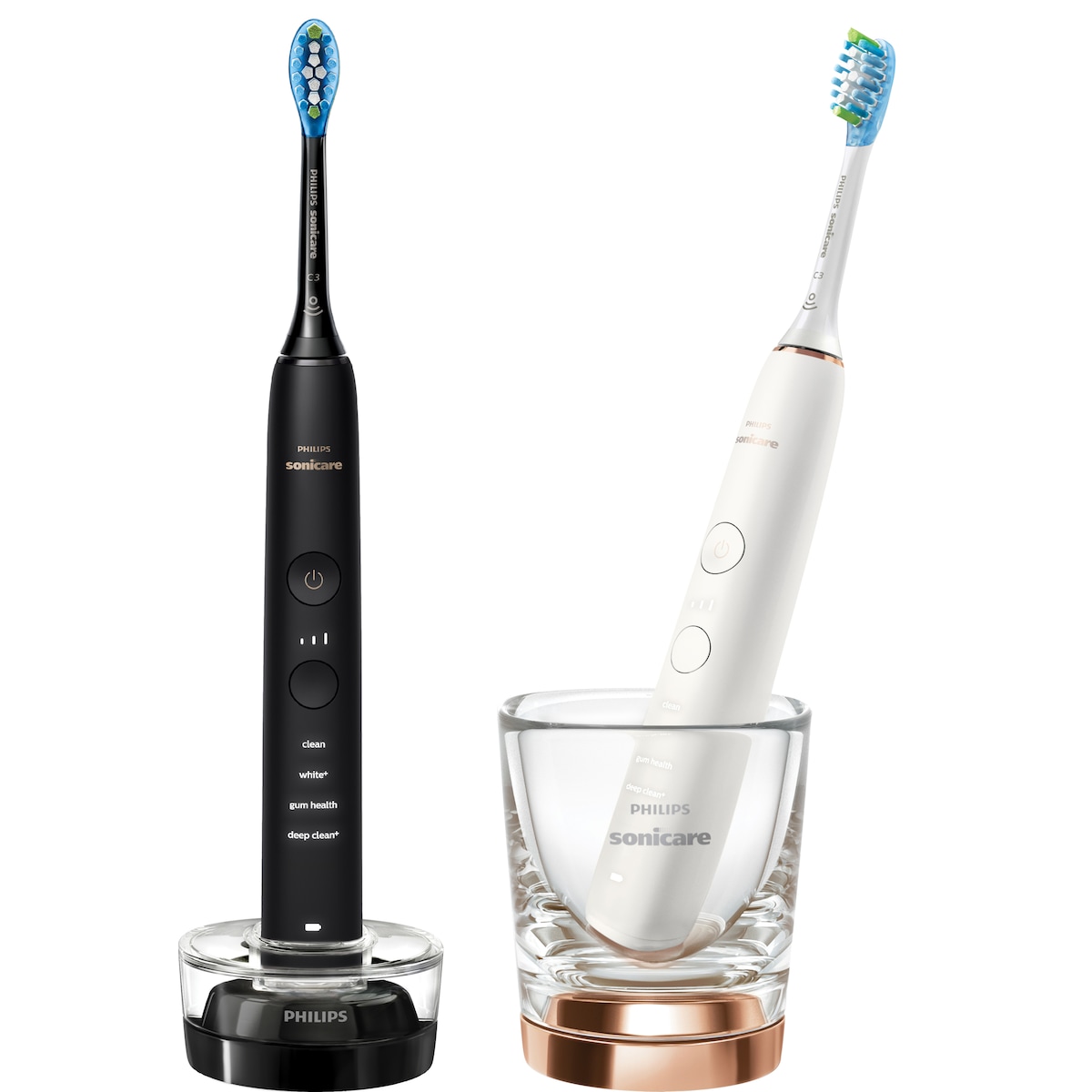 Philips Sonicare DiamondClean 9000 elektrisk tannbørste 2 pk. HX991457