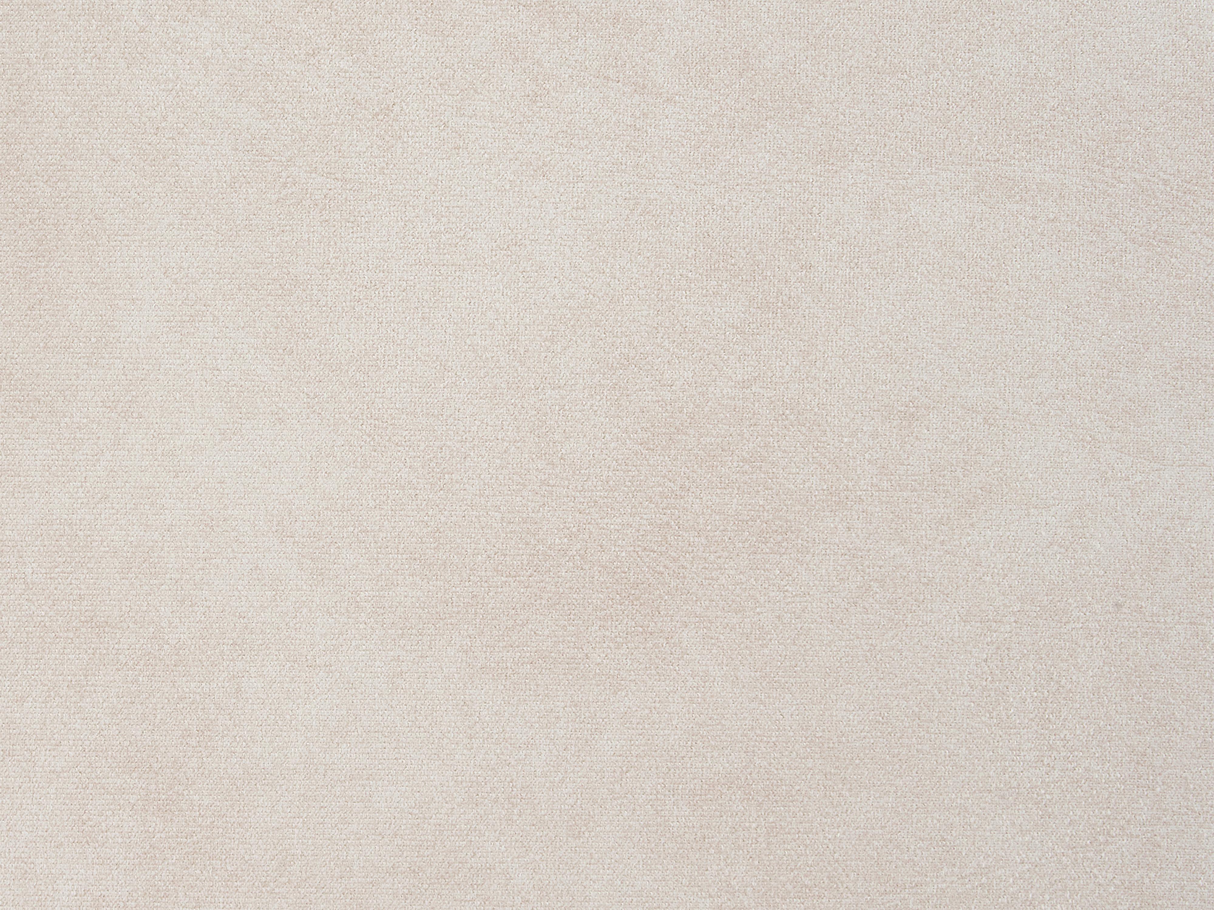 Modulaire hoekbank 3-zits HELLNAR Fluweel Lichtbeige met ottomaan rechtszijdig