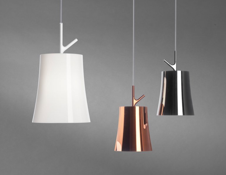 Foscarini Birdie Piccola hanglamp Ø17 wit