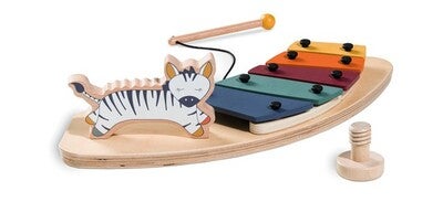 Hauck Play Music Aktivitetsleke til Lekebrikke, Zebra