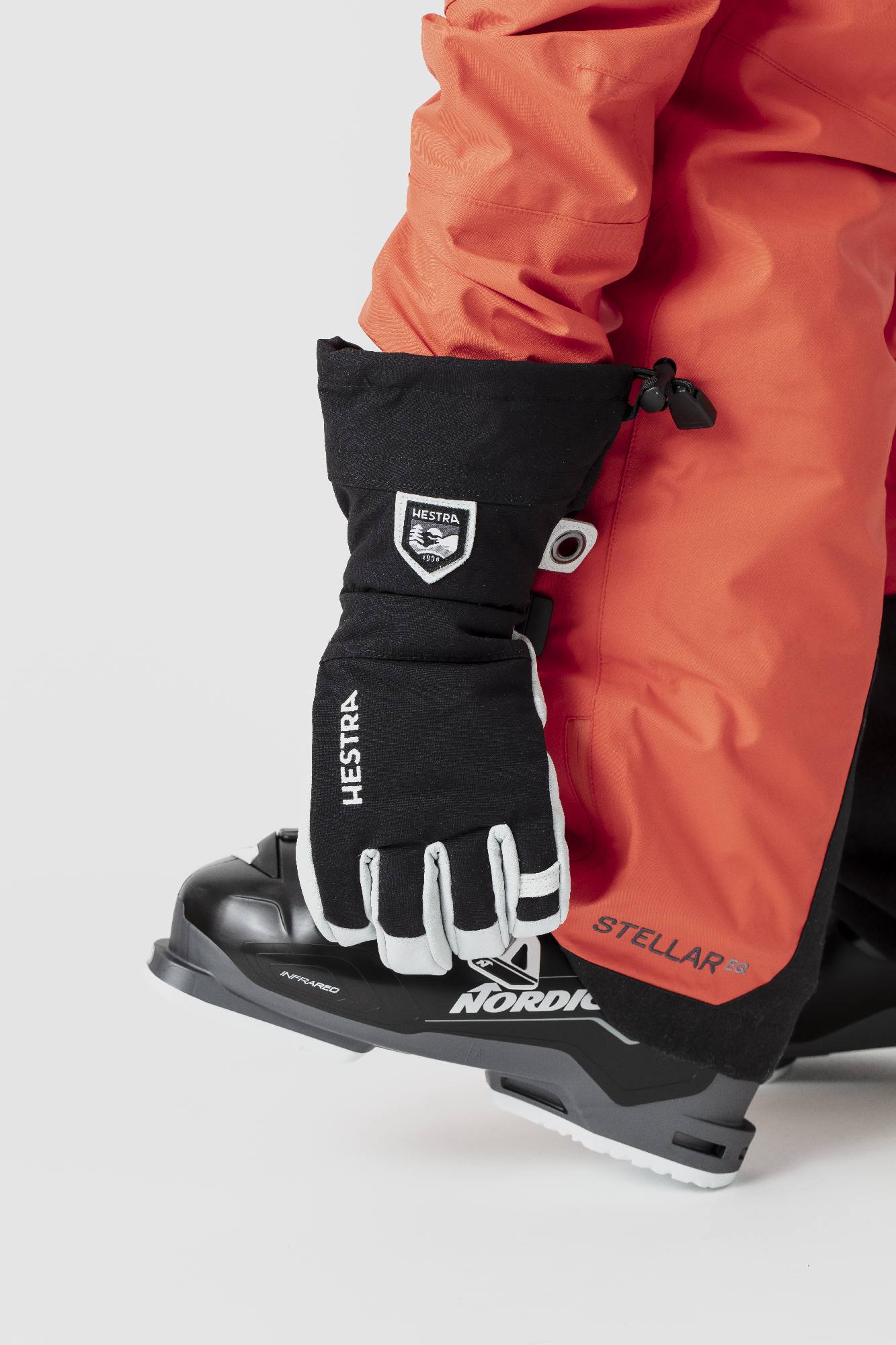 Hestra Army Leather Heli Ski 5 Finger
